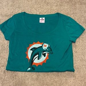 Victoria’s Secret PINK Miami Dolphins scoop neck tshirt